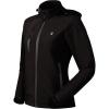 imageLittle Donkey Andy Womens Softshell Jacket Ski Snowboarding Jacket with Removable Hood Fleece LinedUpgrade Black