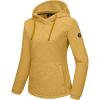 imageLittle Donkey Andy Womens Winter Warm Polar Fleece Pullover Hoodie Lightweight Thermal Sweatshirts Running HikingYellow Heather