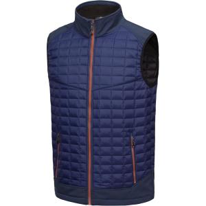 imageLittle Donkey Andy Mens Lightweight Puffer Vest Warm Outdoor Sleeveless Jacket for Hiking Travel RunningBlue