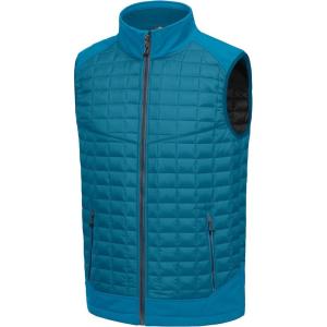 imageLittle Donkey Andy Mens Lightweight Puffer Vest Warm Outdoor Sleeveless Jacket for Hiking Travel RunningBright Blue