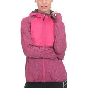 imageLittle Donkey Andy Womens Lightweight Thermal Running Jacket Hybrid Quilted Full Zip Golf Jacket with Hood4 Rose