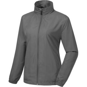 imageLittle Donkey Andy Womens Lightweight Windbreaker Jacket Breathable Windproof Jacket Hiking Running Golf UPF50B2grey