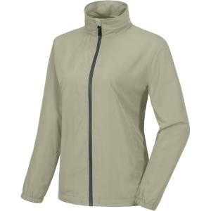 imageLittle Donkey Andy Womens Lightweight Windbreaker Jacket Breathable Windproof Jacket Hiking Running Golf UPF50B5khaki