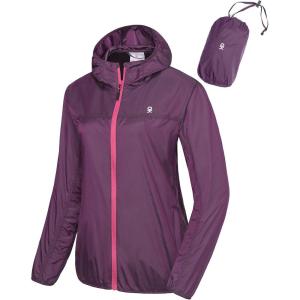 imageLittle Donkey Andy Womens Packable Lightweight Running Jacket Water Resistant Hooded Windbreaker for Hiking Cycling CampingA Ultralight Purple