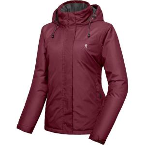 imageLittle Donkey Andy Womens Ski Snowboarding Jacket Waterproof Warm Winter Windproof Mountain Snow Rain CoatA4tango Red
