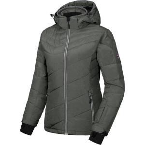 imageLittle Donkey Andy Womens Warm Windproof Ski Insulated Jacket Water Repellent Winter Snowboarding Snow CoatCharcoal Gray