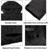 imageLittle Donkey Andy Mens Highperformance Waterproof Rain Jacket Ultra Lightweight Rain Shell for HikingGolfTravelE1black
