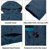 imageLittle Donkey Andy Mens Highperformance Waterproof Rain Jacket Ultra Lightweight Rain Shell for HikingGolfTravelE2dark Blue