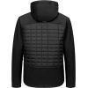 imageLittle Donkey Andy Mens Lightweight Insulated Hybrid Jacket for Hiking Running Ski Thermal Warm with Removable HoodBlack