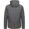 imageLittle Donkey Andy Mens Lightweight Insulated Hybrid Jacket for Hiking Running Ski Thermal Warm with Removable HoodGray