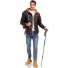 imageLittle Donkey Andy Mens Packable Puffer Jacket Lightweight Hooded Windproof Winter Coat with Recycled InsulationCoffee