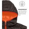 imageLittle Donkey Andy Mens Packable Puffer Jacket Lightweight Hooded Windproof Winter Coat with Recycled InsulationCoffee