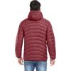 imageLittle Donkey Andy Mens Packable Puffer Jacket Lightweight Hooded Windproof Winter Coat with Recycled InsulationDark Red
