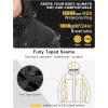 imageLittle Donkey Andy Mens Rain Hiking Jackets Waterproof Windproof Breathable Shell Coats Travel FishingNew Black