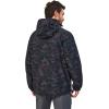 imageLittle Donkey Andy Mens Rain Jacket with Lining Detachable Hooded Waterproof Jackets Lightweight Windbreaker Outdoor HikingBlack Camo