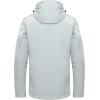 imageLittle Donkey Andy Mens Warm Sherpa Lined Winter Softshell Jacket Windproof Mountain Ski Snow Coat with Removable HoodLight Gray