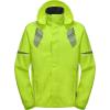 imageLittle Donkey Andy Mens Waterproof Running Cycling Rain Jacket Reflective Raincoats Packable WindbreakerRemovable HoodFluorescent Yellow