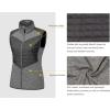 imageLittle Donkey Andy Womens Lightweight Golf Vest Warm Outdoor Sleeveless Jacket for Hiking Travel Running Casual2 Gray