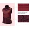 imageLittle Donkey Andy Womens Lightweight Golf Vest Warm Outdoor Sleeveless Jacket for Hiking Travel Running Casual3 Dark Red