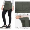 imageLittle Donkey Andy Womens Lightweight Puffer Sport Skorts Warm Quilted Skirt Outdoors Hiking RunningA Army Green