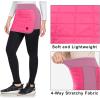 imageLittle Donkey Andy Womens Lightweight Puffer Sport Skorts Warm Quilted Skirt Outdoors Hiking RunningA Granita Red