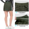 imageLittle Donkey Andy Womens Lightweight Puffer Sport Skorts Warm Quilted Skirt Outdoors Hiking RunningB Army Green