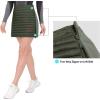 imageLittle Donkey Andy Womens Lightweight Puffer Sport Skorts Warm Quilted Skirt Outdoors Hiking RunningB Army Green