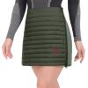 imageLittle Donkey Andy Womens Lightweight Puffer Sport Skorts Warm Quilted Skirt Outdoors Hiking RunningB Army Green