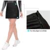 imageLittle Donkey Andy Womens Lightweight Puffer Sport Skorts Warm Quilted Skirt Outdoors Hiking RunningB Black