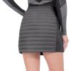 imageLittle Donkey Andy Womens Lightweight Puffer Sport Skorts Warm Quilted Skirt Outdoors Hiking RunningB Dark Grey