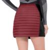imageLittle Donkey Andy Womens Lightweight Puffer Sport Skorts Warm Quilted Skirt Outdoors Hiking RunningB Dark Red