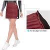 imageLittle Donkey Andy Womens Lightweight Puffer Sport Skorts Warm Quilted Skirt Outdoors Hiking RunningB Dark Red