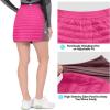 imageLittle Donkey Andy Womens Lightweight Puffer Sport Skorts Warm Quilted Skirt Outdoors Hiking RunningB Granita Red
