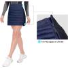 imageLittle Donkey Andy Womens Lightweight Puffer Sport Skorts Warm Quilted Skirt Outdoors Hiking RunningB Navy Blue