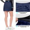 imageLittle Donkey Andy Womens Lightweight Puffer Sport Skorts Warm Quilted Skirt Outdoors Hiking RunningB Navy Blue