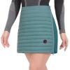 imageLittle Donkey Andy Womens Lightweight Puffer Sport Skorts Warm Quilted Skirt Outdoors Hiking RunningB Viridian Green