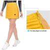 imageLittle Donkey Andy Womens Lightweight Puffer Sport Skorts Warm Quilted Skirt Outdoors Hiking RunningB Yellow