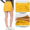imageLittle Donkey Andy Womens Lightweight Puffer Sport Skorts Warm Quilted Skirt Outdoors Hiking RunningB Yellow
