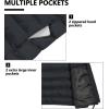 imageLittle Donkey Andy Womens Lightweight Puffer Vest Outerwear Winter Warm Sleeveless Jacket for Casual Travel Golf Hiking1 Jet Black