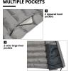 imageLittle Donkey Andy Womens Lightweight Puffer Vest Outerwear Winter Warm Sleeveless Jacket for Casual Travel Golf Hiking3 Light Gray