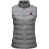 imageLittle Donkey Andy Womens Lightweight Puffer Vest Outerwear Winter Warm Sleeveless Jacket for Casual Travel Golf Hiking3 Light Gray