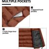 imageLittle Donkey Andy Womens Lightweight Puffer Vest Outerwear Winter Warm Sleeveless Jacket for Casual Travel Golf Hiking5 Apricot Orange