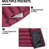 imageLittle Donkey Andy Womens Lightweight Puffer Vest Outerwear Winter Warm Sleeveless Jacket for Casual Travel Golf Hiking6 Fuchsia Purple