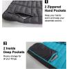 imageLittle Donkey Andy Womens Lightweight Warm Puffer Golf Vest Thermal Winter Sleeveless Jacket for Hiking Travel CasualA2 Steel Gray