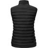 imageLittle Donkey Andy Womens Lightweight Warm Puffer Golf Vest Thermal Winter Sleeveless Jacket for Hiking Travel CasualB1 Jet Black