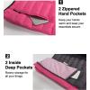 imageLittle Donkey Andy Womens Lightweight Warm Puffer Golf Vest Thermal Winter Sleeveless Jacket for Hiking Travel CasualB3 Carmine Rose