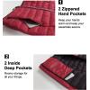 imageLittle Donkey Andy Womens Lightweight Warm Puffer Golf Vest Thermal Winter Sleeveless Jacket for Hiking Travel CasualB4 Tango Red