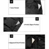 imageLittle Donkey Andy Womens Warm Puffer Jacket Windproof Lightweiht Hooded Winter Coat Hiking TravelBlack