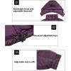imageLittle Donkey Andy Womens Warm Puffer Jacket Windproof Lightweiht Hooded Winter Coat Hiking TravelDark Purple