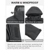 imageLittle Donkey Andy Womens Waterproof Ski Snowboarding Jacket Windproof Warm Coat with Detachable HoodBlack
